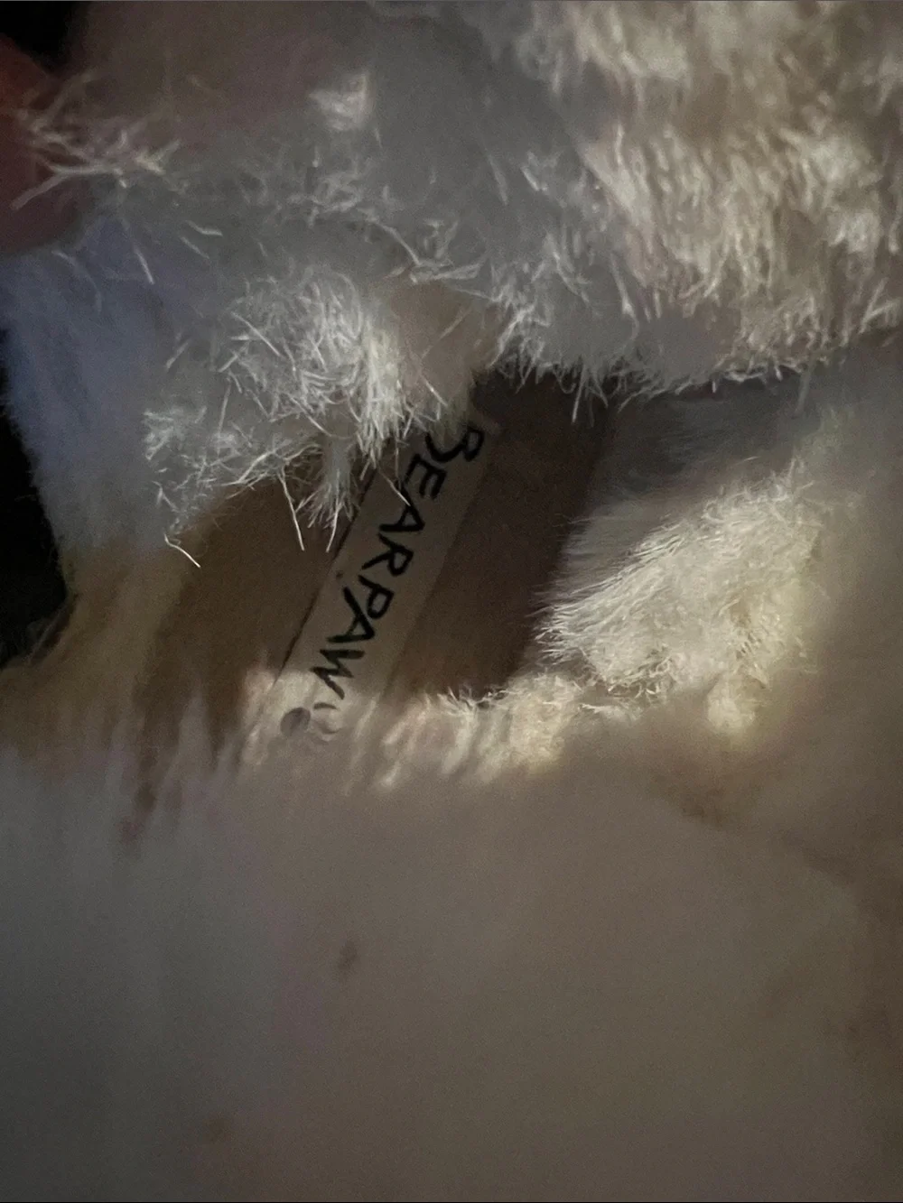 BearPaw Women’s Gray Suede Faux-Fur Lace-Up Winter Boots with Cream Fur Trim